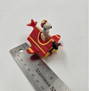 Vintage 1958 1966 Snoopy Pilot Red Baron Doghouse Plane Peanuts Rare Toy Car